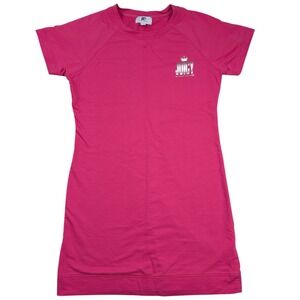 Juicy by Juicy Couture Terry Logo T-Shirt Dress Medium Pink‎ Barbiecore Preppy